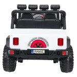 Elektrické autíčko Jeep BEAST 4x4 - MP3 - biele